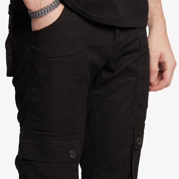 AKINGS Canvas Cargo Snap Pants - Picture 7 of 8